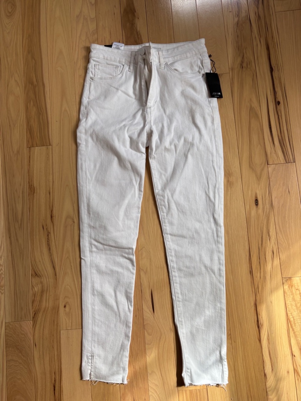 Joe's Jeans White High-Rise Skinny Ankle Jeans